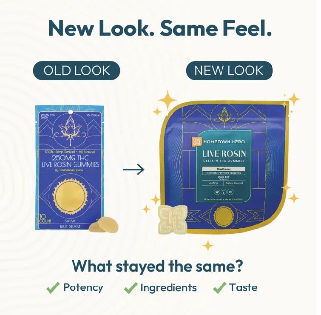 Hometown Hero Blue Dream D9 Gummies - Thrive Apothecary - Hometown Hero