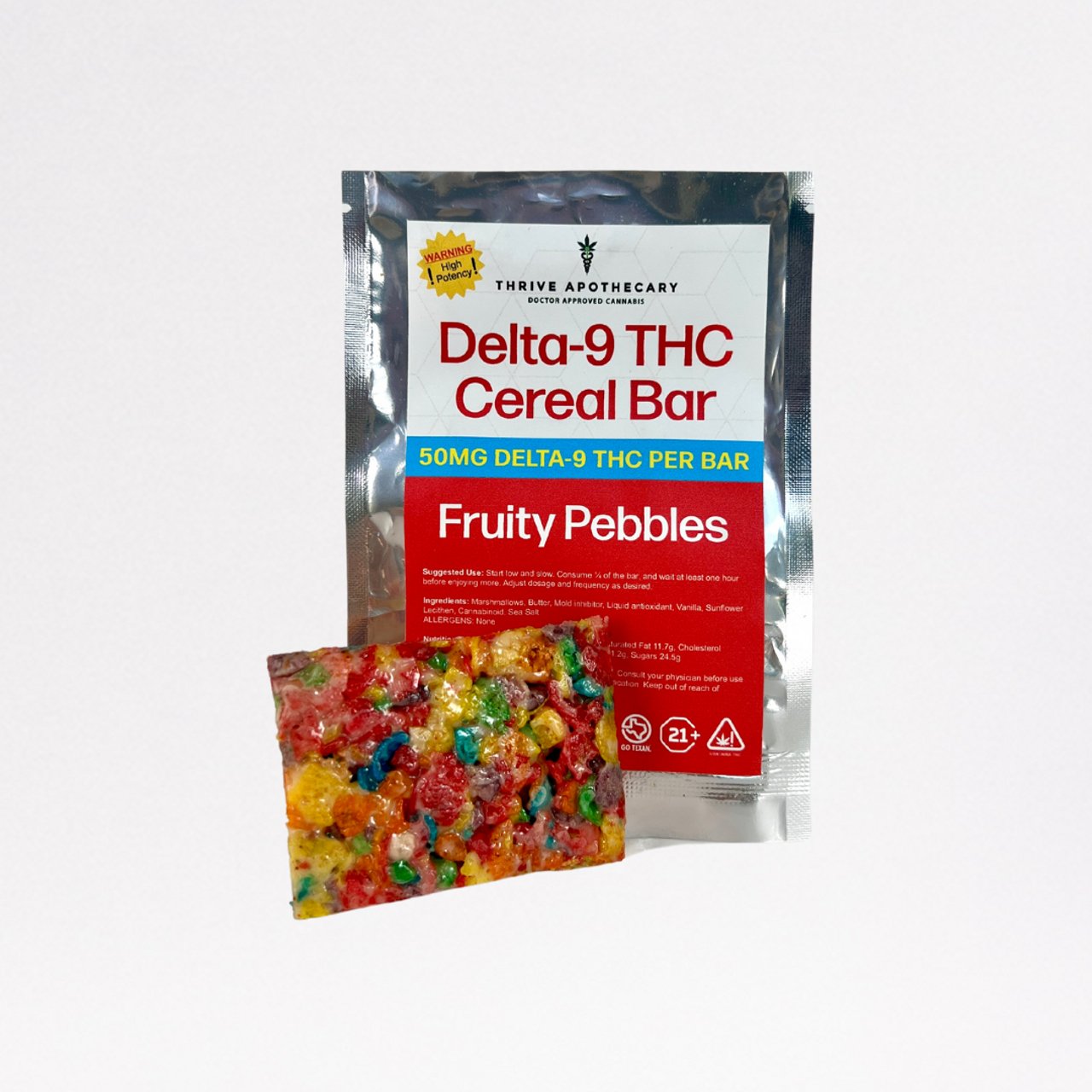 Thrive 50mg D9 Cereal Bar - Thrive Apothecary - Thrive Apothecary