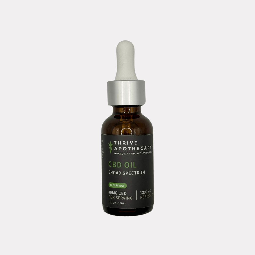 Thrive CBD Oil 1200mg - Zero THC - Thrive Apothecary - Thrive Apothecary
