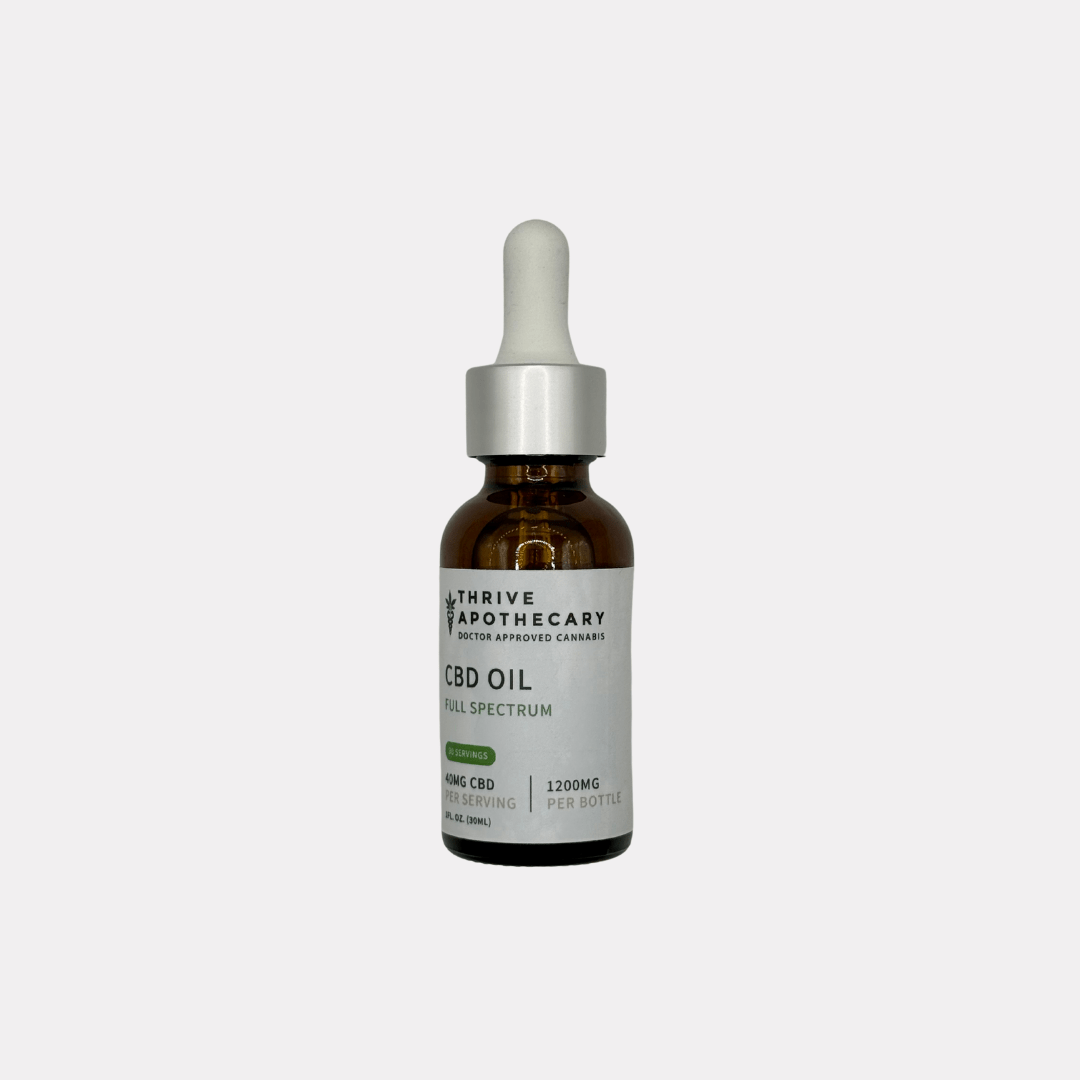 Thrive Full Spectrum CBD Oil 1200mg - Thrive Apothecary - Thrive Apothecary