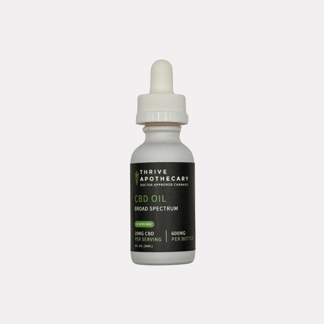 Thrive Oil 600mg - Zero THC - Thrive Apothecary - WelCel