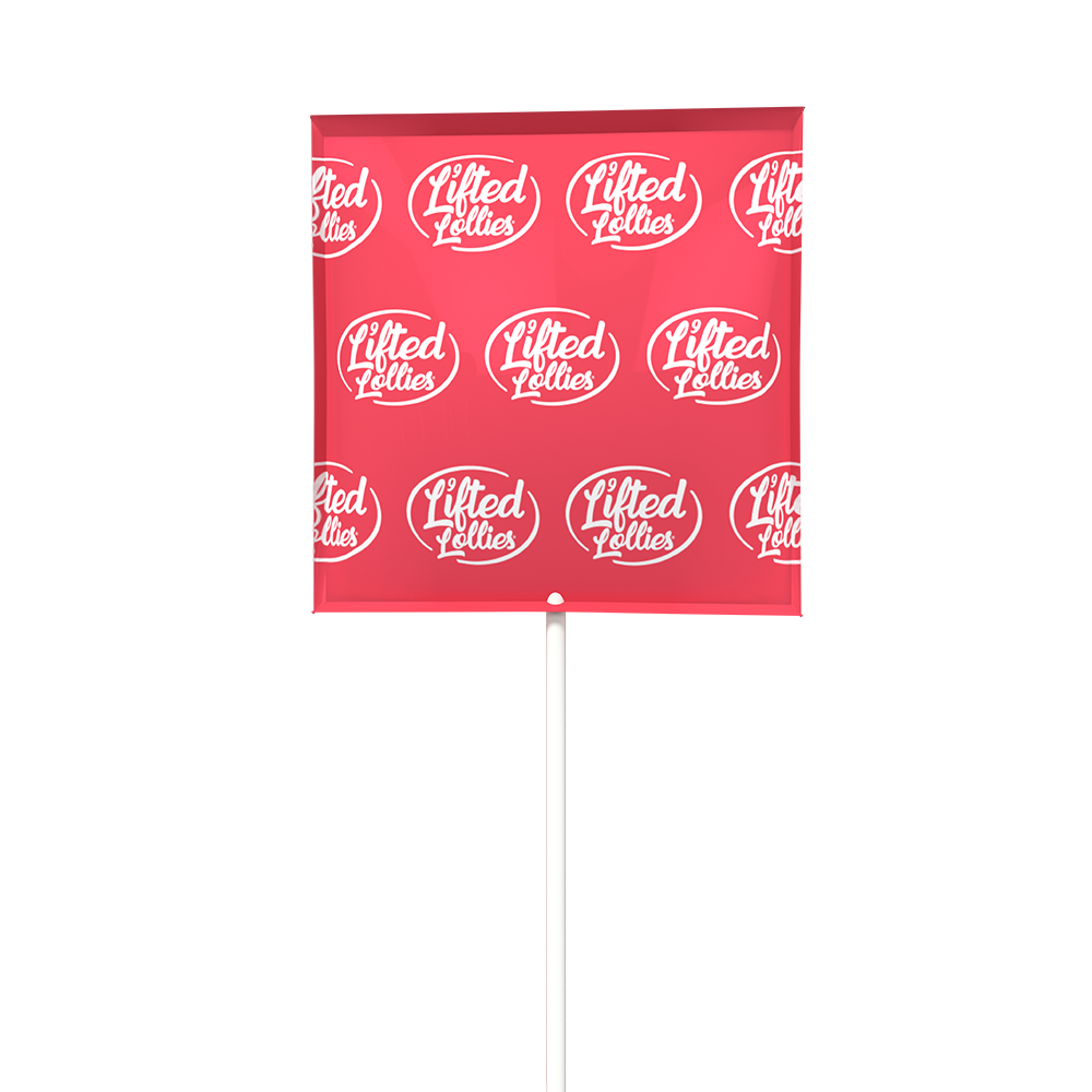 Lifted Lollies – 20mg D9 THC + 10mg CBD Infused Lollipop (1 Count)