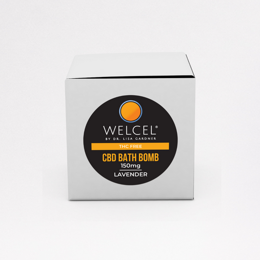 WelCel CBD Bath Bomb 150mg- Lavender
