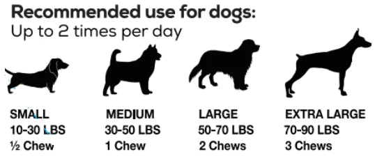 🦴 CBD Dog Chews – Calming Peanut Butter 300 mg - Thrive Apothecary - CBD Living