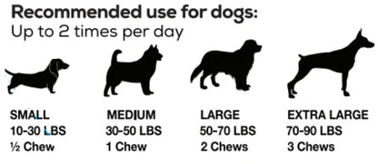 🦴 CBD Dog Chews – Calming Peanut Butter 300 mg - Thrive Apothecary - CBD Living