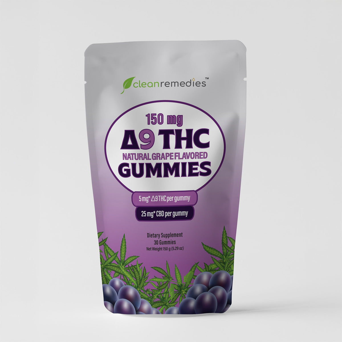 Clean Remedies Delta - 9 Gummies 150mg - Thrive Apothecary - Clean Remedies