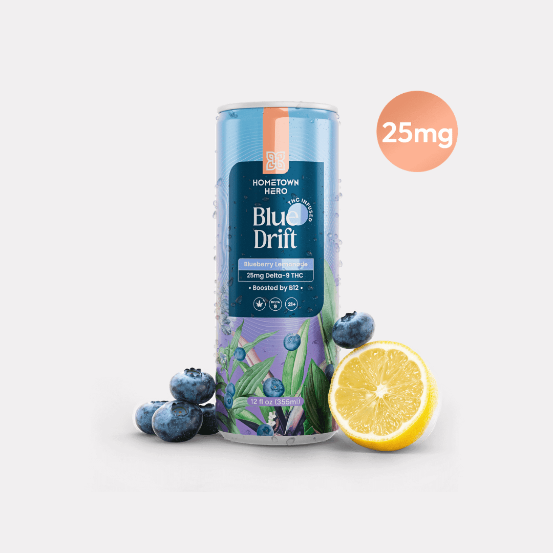 Hometown Hero Blue Drift - 25mg THC Lemonade - Thrive Apothecary - Hometown Hero