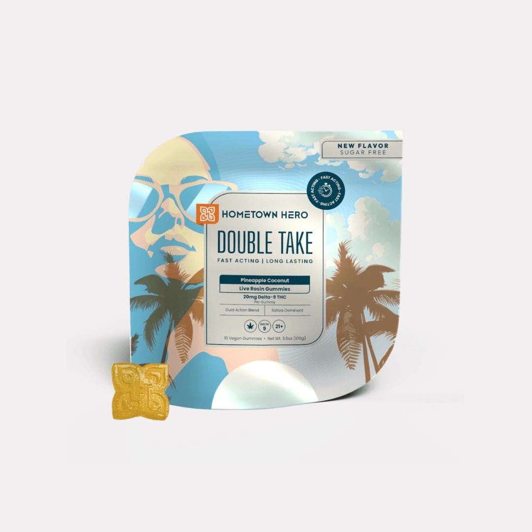 Hometown Hero Double Take Gummies - Pineapple Coconut - Thrive Apothecary - Hometown Hero