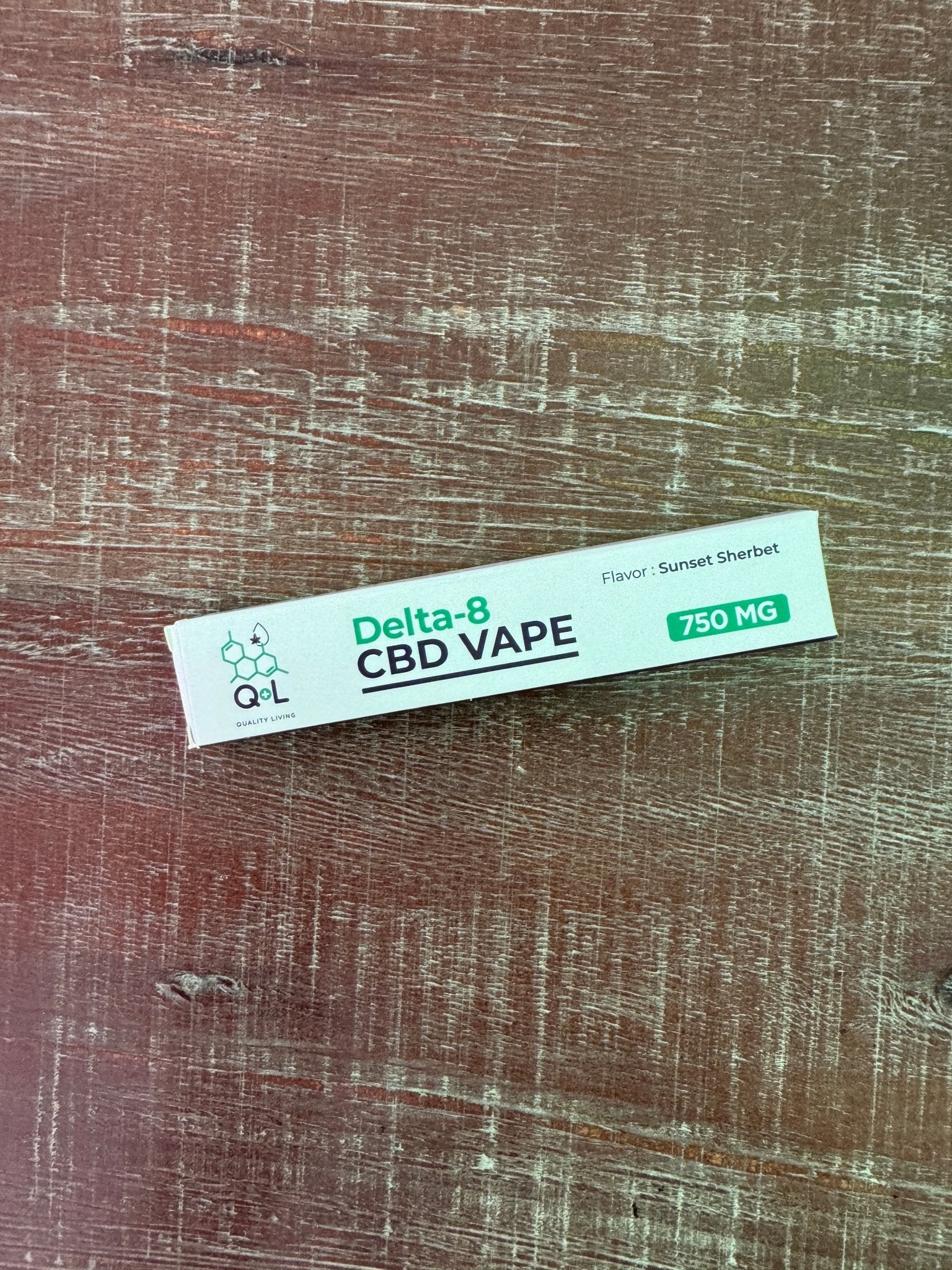 Quality Living D8/CBD Vape Pen - Sunset Sherbert - Thrive Apothecary - Quality Living