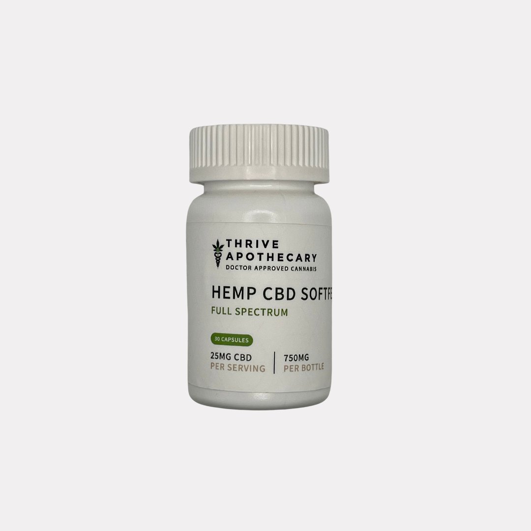 Thrive Softgels 750mg (Full Spectrum) - Thrive Apothecary - Thrive Apothecary