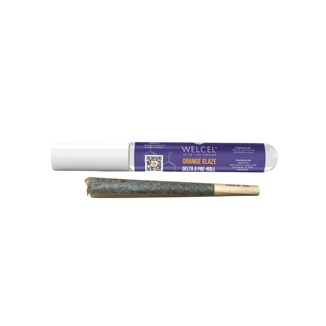 WelCel D8 Orange Glaze Pre - Roll - Thrive Apothecary - WelCel