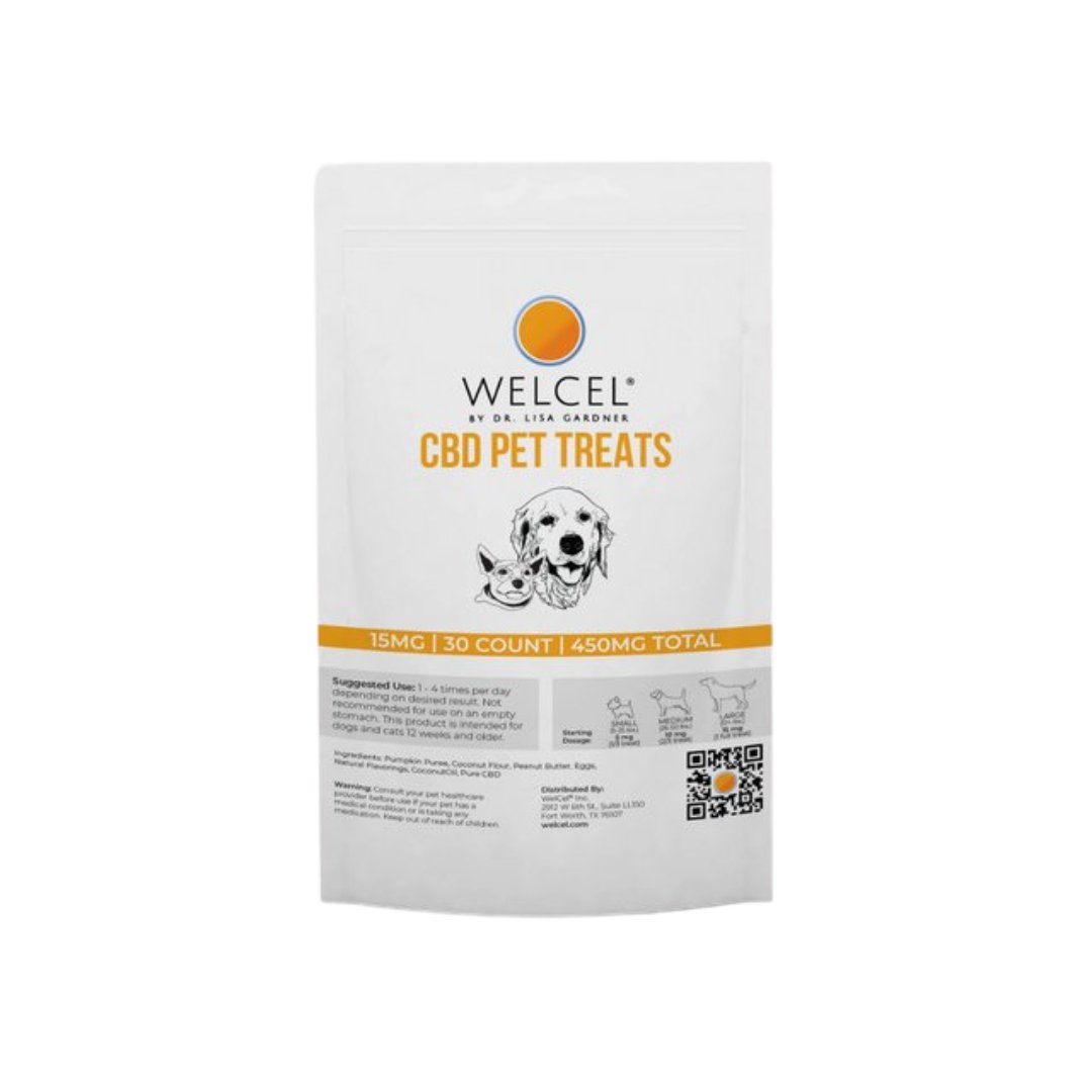 WelCel Pet Treats 450mg - Thrive Apothecary - WelCel